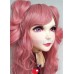 (Mei)Crossdress Sweet Girl Resin Half Head Female Cartoon Character Kigurumi Mask With BJD Eyes Cosplay Anime Role Lolita Doll Mask